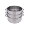 Premium Stainless Steel Steamer Stainless Steel Steam Cooker Set With Glass Lid Large Capacity Coo 2