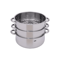 Premium Stainless Steel Steamer Stainless Steel Steam Cooker Set With Glass Lid Large Capacity Coo 2