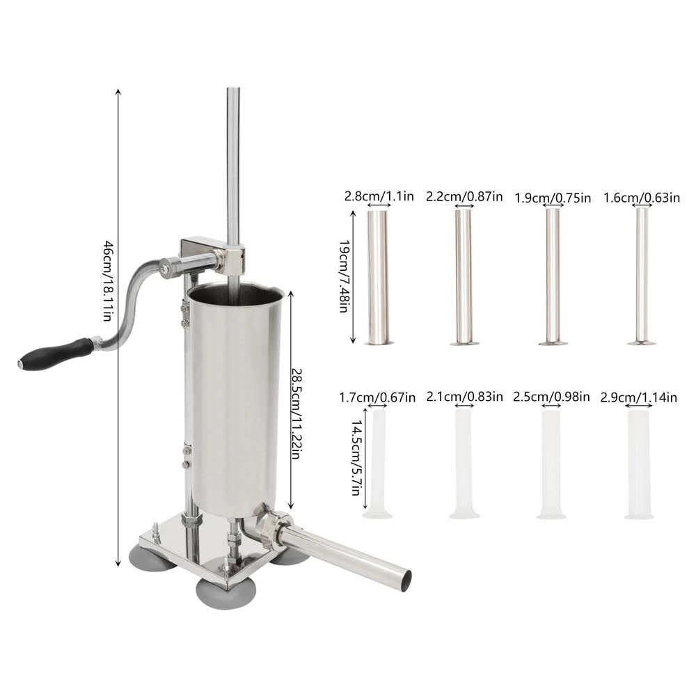 Premium Stainless Steel Sausage Stuffer Machine For Homemade Sausage 16