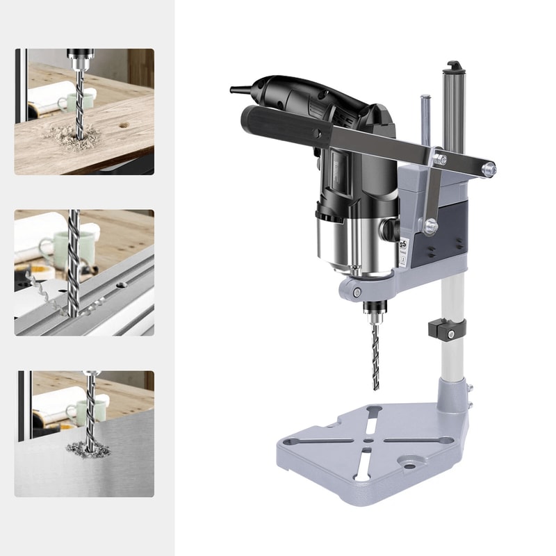 Adjustable Hand Drill Press Stand Precision Bench Drill Press Holder 1