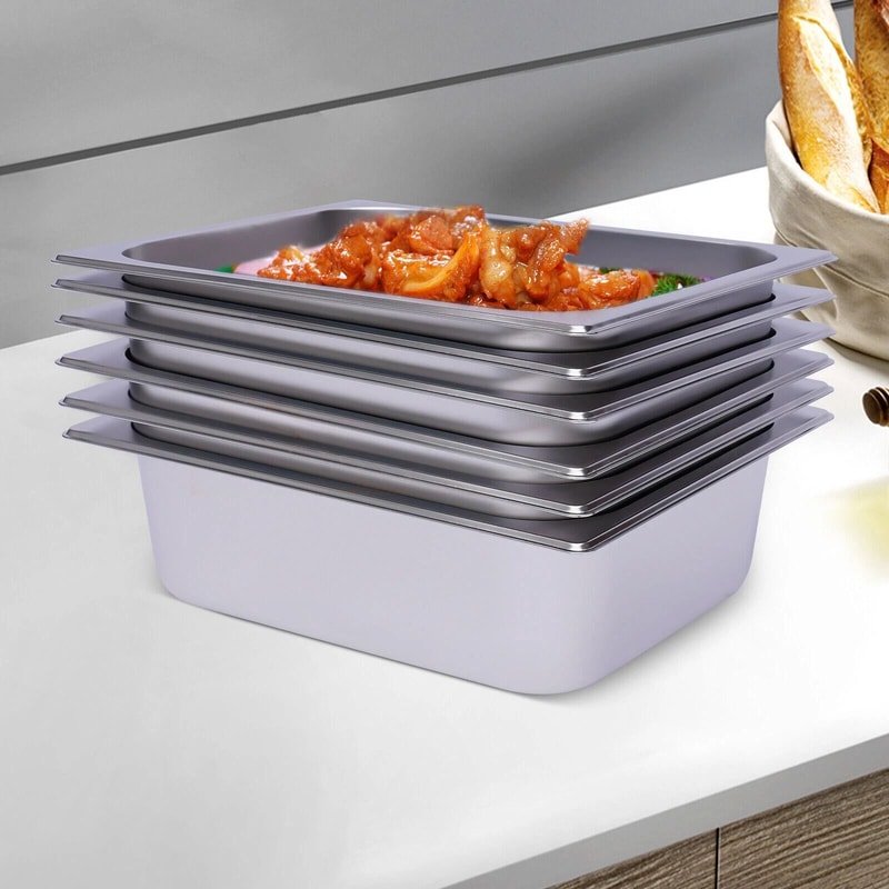 Premium Deep Stainless Steel Steam Table Pans For Restaurants Hotels 3