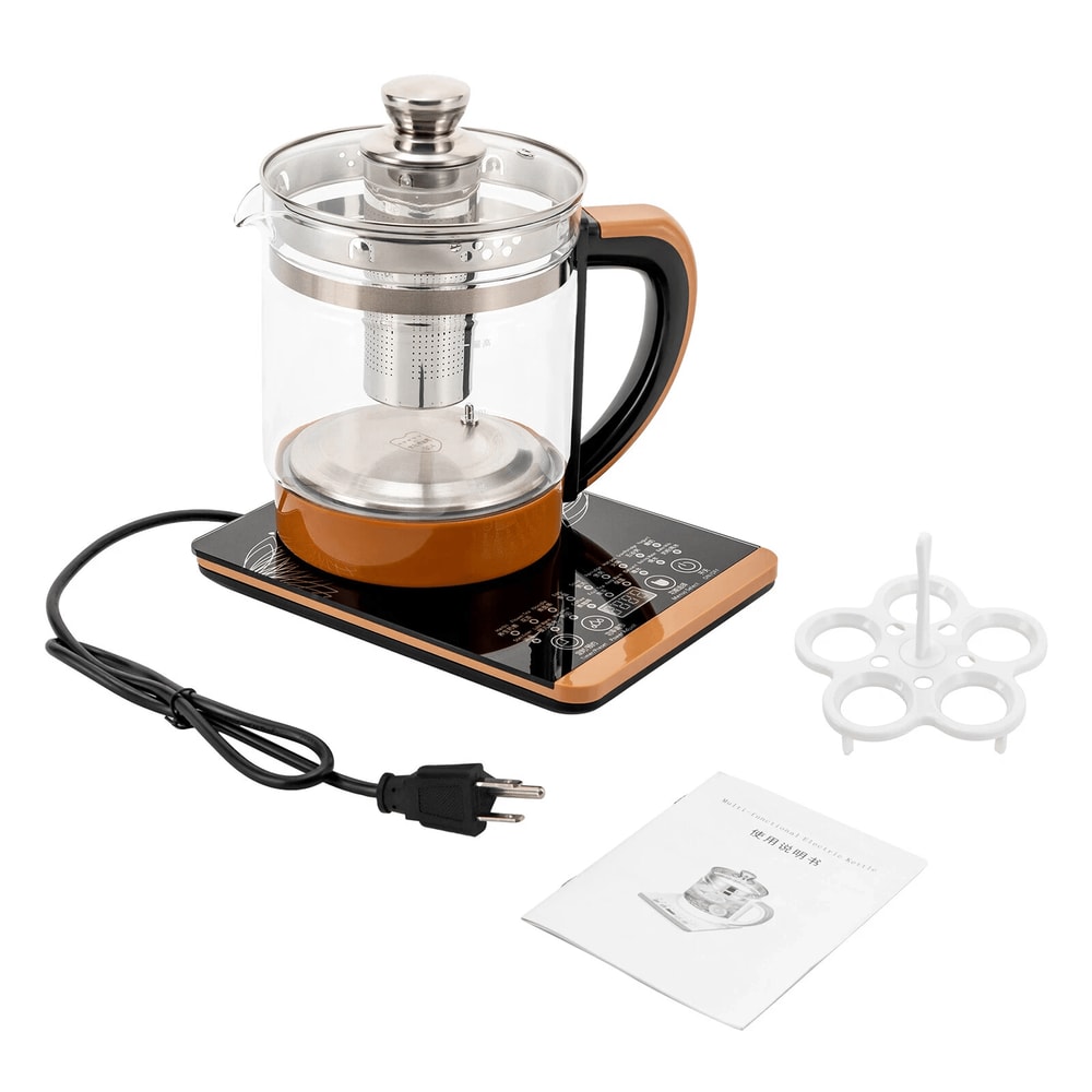 Premium Electric Glass Tea Maker Kettle With Removable Infuser Fast Boil 14