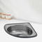 Premium Stainless Steel Corner Bar Sink Space Saving RV Kitchen Bathroom Sink 2