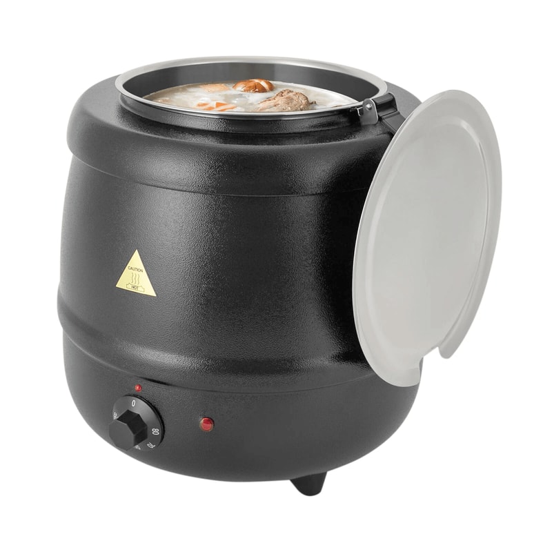 Premium Commercial Soup Warmer Electric Soup Kettle Station For Restaurants Buffets 2