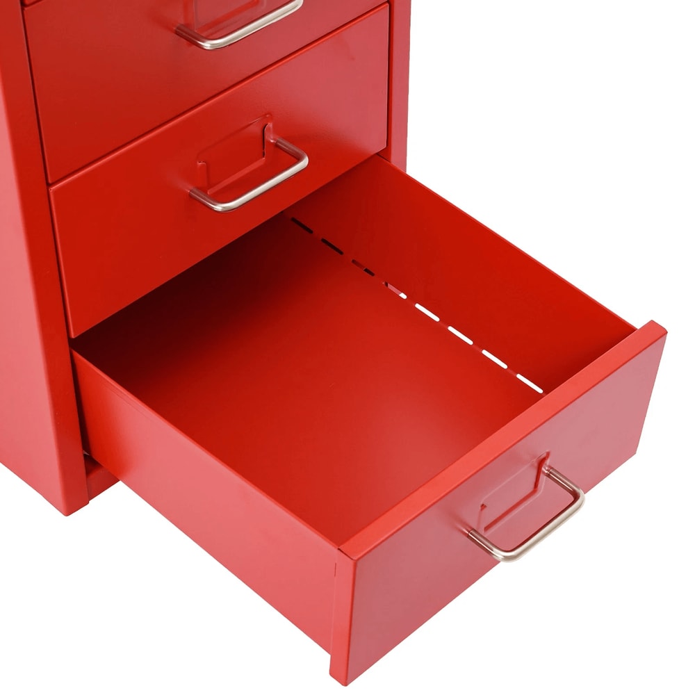 Heavy Duty Drawer Vertical File Cabinet For Home Office Locking Metal File Storage Cabinet 9