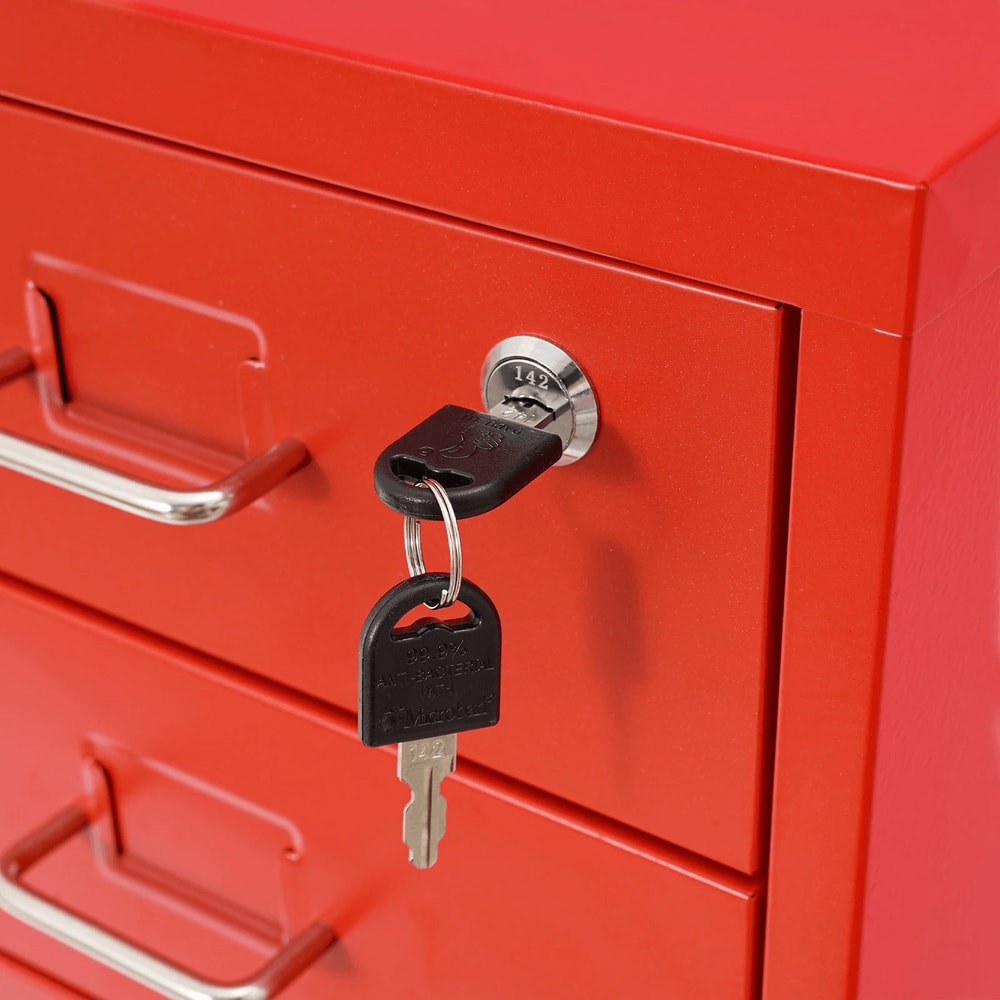 Heavy Duty Drawer Vertical File Cabinet For Home Office Locking Metal File Storage Cabinet 11
