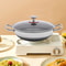 Premium Stainless Steel Frying Pan With Lid Durable Everyday Cooking Cookware 14