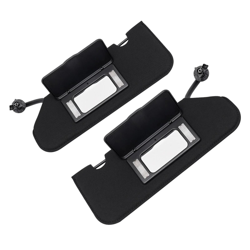Premium Corvette Sun Visor Replacement With Integrated LED Sun Visor Lights 0