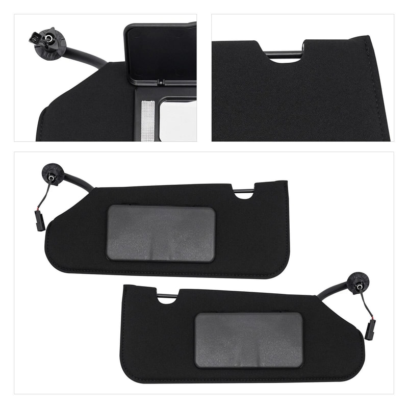 Premium Corvette Sun Visor Replacement With Integrated LED Sun Visor Lights 2
