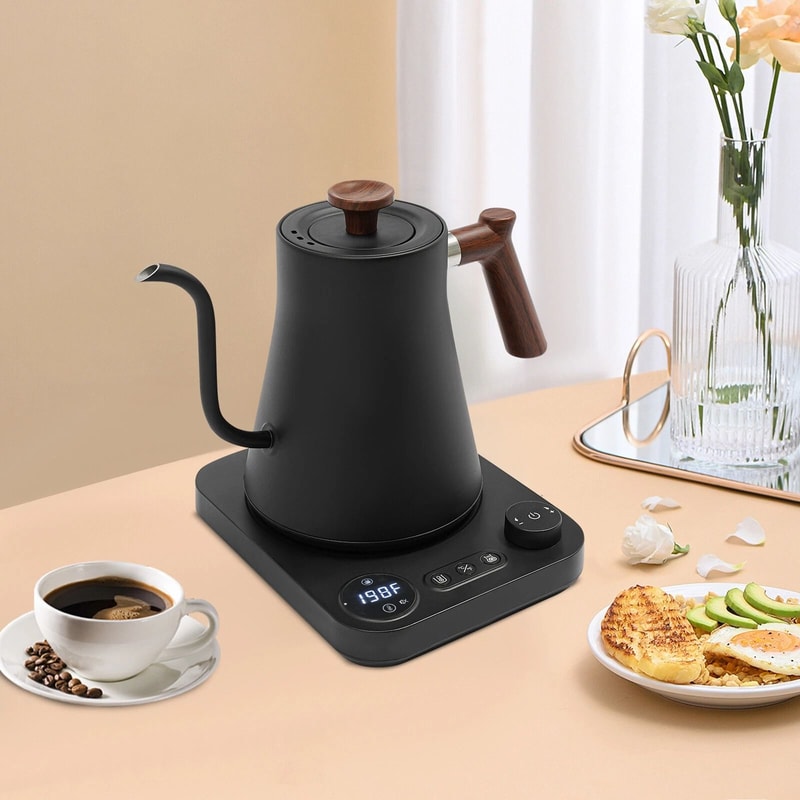 Precision Electric Gooseneck Kettle Pour Over Kettle For Coffee Tea Brewing 0