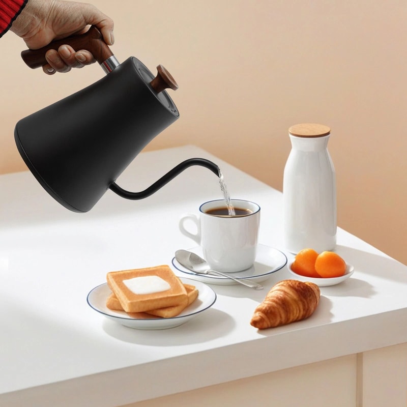Precision Electric Gooseneck Kettle Pour Over Kettle For Coffee Tea Brewing 2