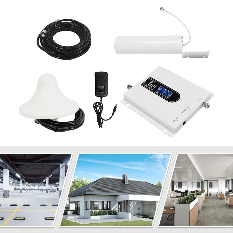 Universal Band Cell Phone Signal Booster Mobile Signal Repeater Signal Amplifier For Stronger Rece 6