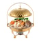 Premium Roll Top Chafing Dish Buffet Set Stainless Steel Chafer Food Warmer 3