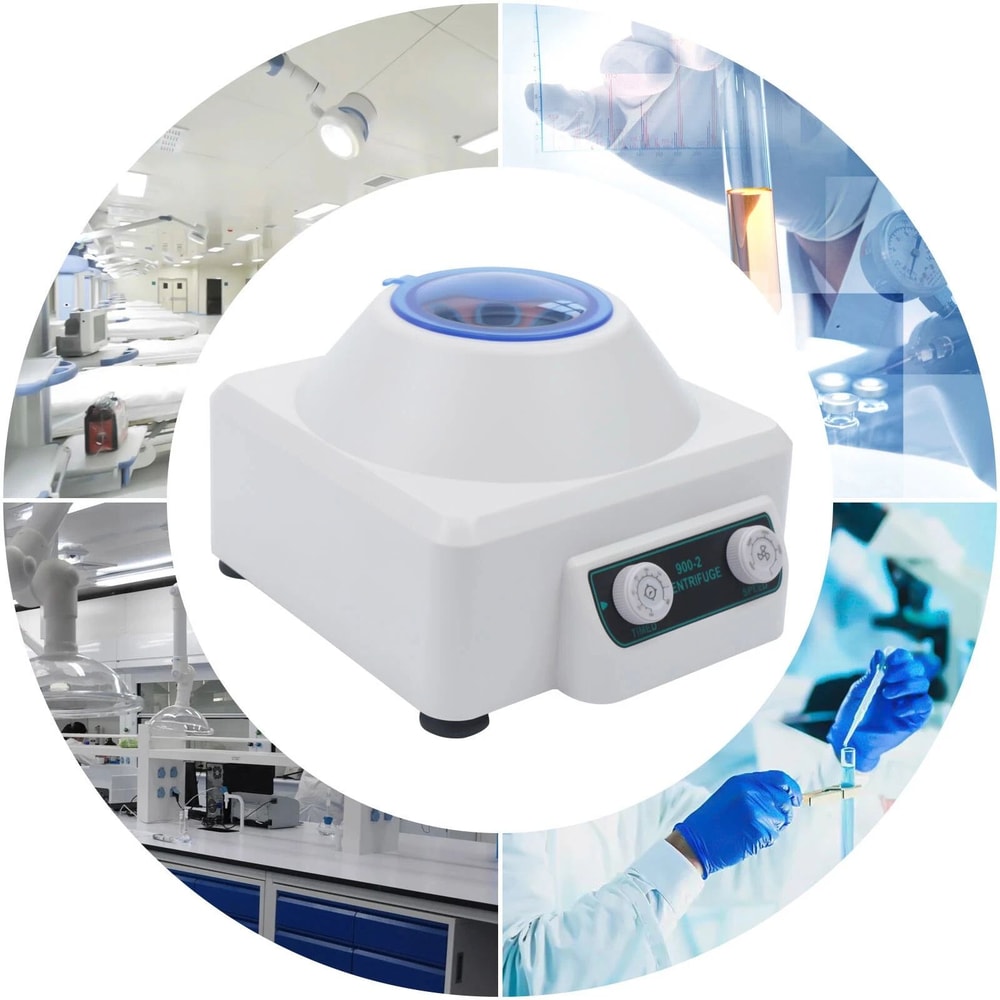 Electric Lab Centrifuge Mini Bench Top Electric Lab Centrifuge With Timer RPM For Labs 2