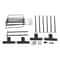 Heavy Duty Wall Mounted Saddle Rack With Double Pad Bars Equestrian Organizer 6