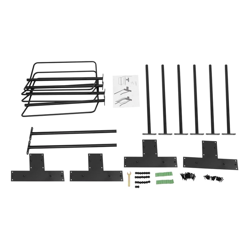 Heavy Duty Wall Mounted Saddle Rack With Double Pad Bars Equestrian Organizer 6