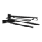 Heavy Duty Wall Mounted Saddle Rack With Double Pad Bars Equestrian Organizer 10