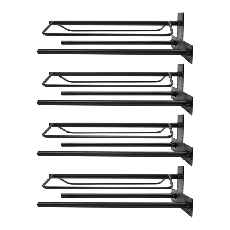 Heavy Duty Wall Mounted Saddle Rack With Double Pad Bars Equestrian Organizer 4