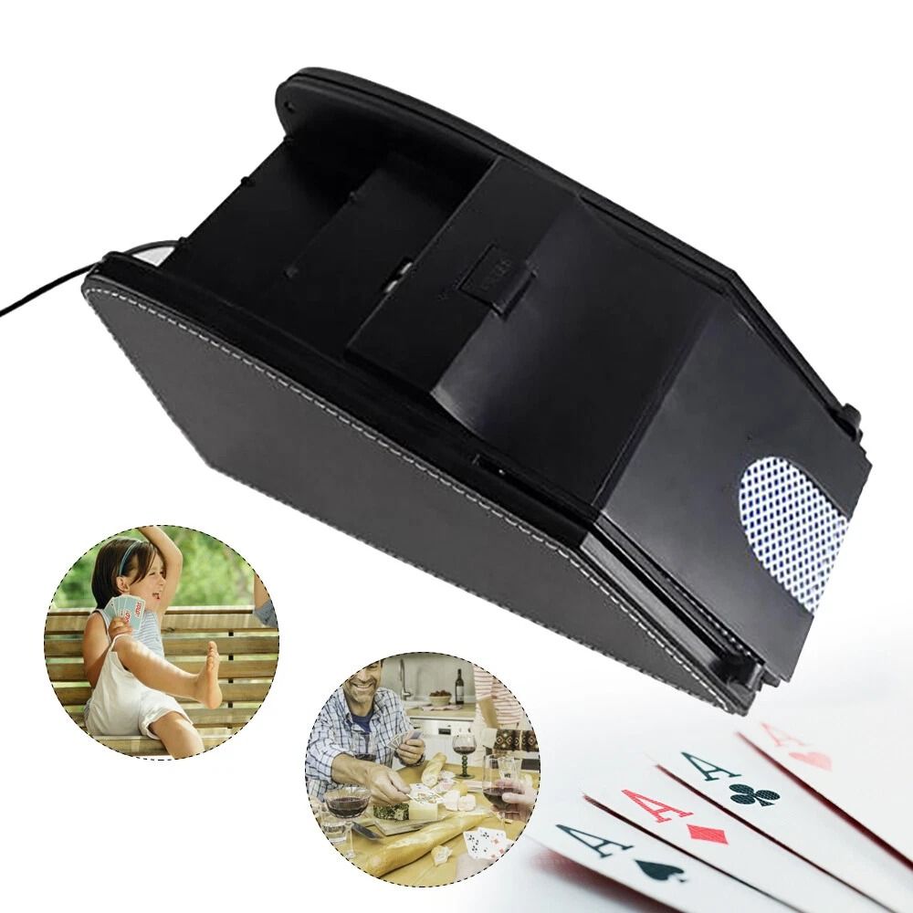 Premium Automatic Card Shuffler Electronic Casino Card Shuffle Machine Poker Dealer 1
