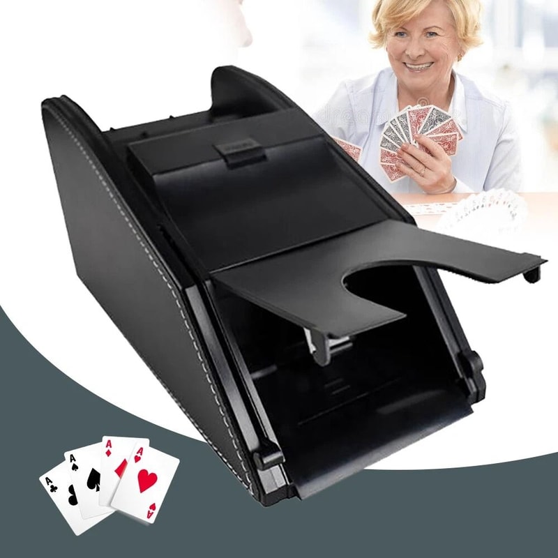 Premium Automatic Card Shuffler Electronic Casino Card Shuffle Machine Poker Dealer 5