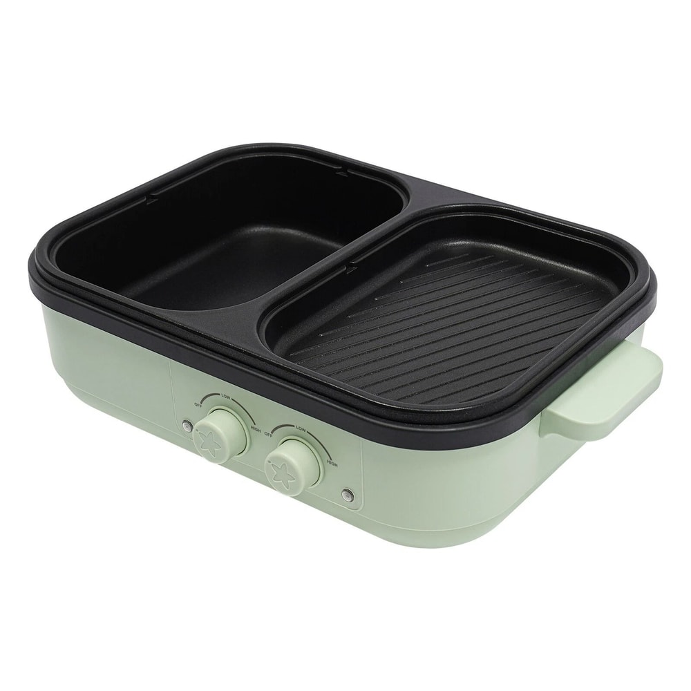 Premium Hot Pot Grill Combo Multi Function Electric Hot Pot Indoor BBQ Hot Pot 9