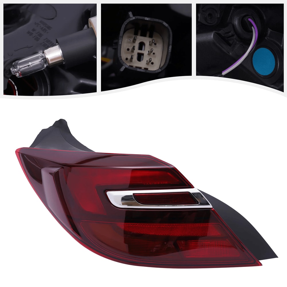 Premium Buick Regal LED Tail Light Assembly Left Driver Side Replacement 5