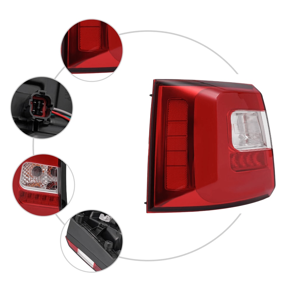 Left Rear Kia Sorento Tail Light LED Rear Bumper Tail Light Stop Reverse Lamp OEM Replacement Part 2