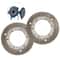 Premium Grain Mill Grinding Plates Replacement Set Fine Cast Steel Dry Grinding Discs 4