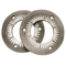 Premium Grain Mill Grinding Plates Replacement Set Fine Cast Steel Dry Grinding Discs 7