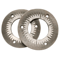 Premium Grain Mill Grinding Plates Replacement Set Fine Cast Steel Dry Grinding Discs 7