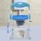 Adjustable Portable Bedside Toilet Chair Commode Seat For Adult Shower Bathroom 0