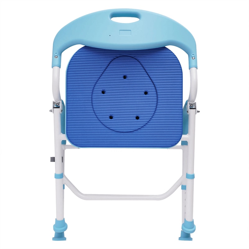 Adjustable Portable Bedside Toilet Chair Commode Seat For Adult Shower Bathroom 19