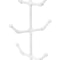 Industrial Freestanding Hat Display Stand With Holders For Caps Wigs And Retail Storage 7