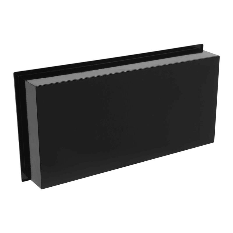 Shower Niche Black Stainless Steel Shower Niche For Recessed Bathroom Storage 4