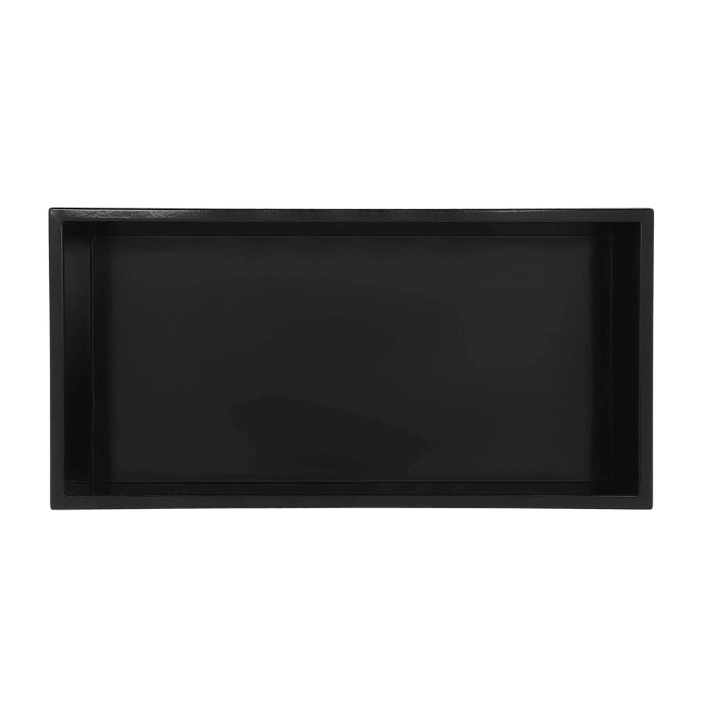 Shower Niche Black Stainless Steel Shower Niche For Recessed Bathroom Storage 6