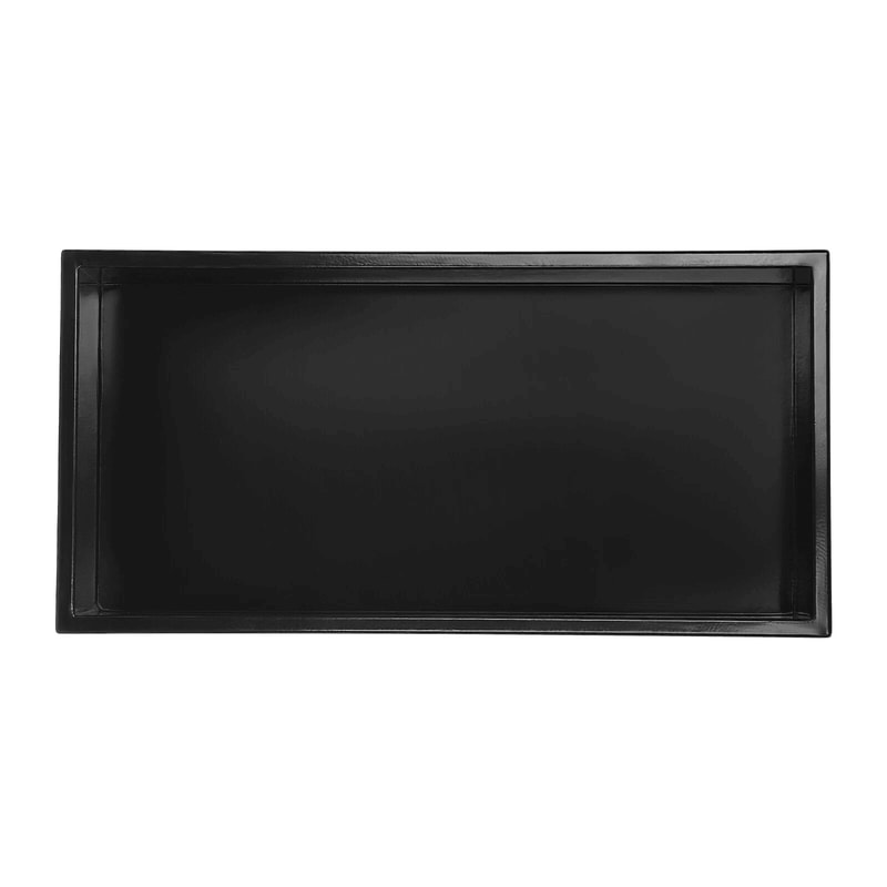 Shower Niche Black Stainless Steel Shower Niche For Recessed Bathroom Storage 10