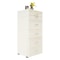Bathroom Storage Cabinet With Drawers Beige Floor Organizer 12