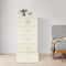 Bathroom Storage Cabinet With Drawers Beige Floor Organizer 17