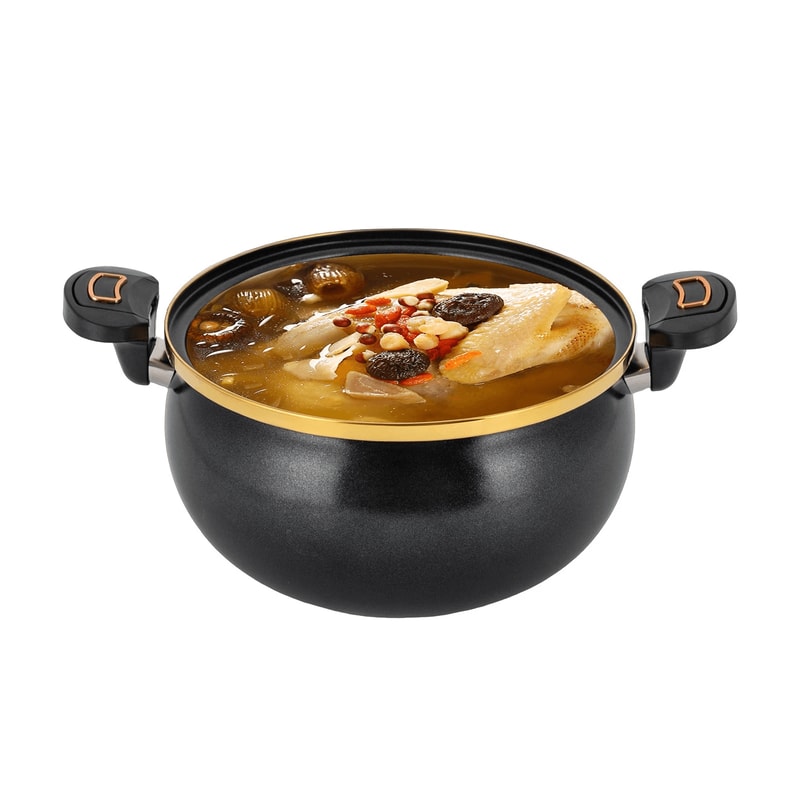 Non Stick Micro Pressure Cooker Multi Function Family Cooking Pot 2