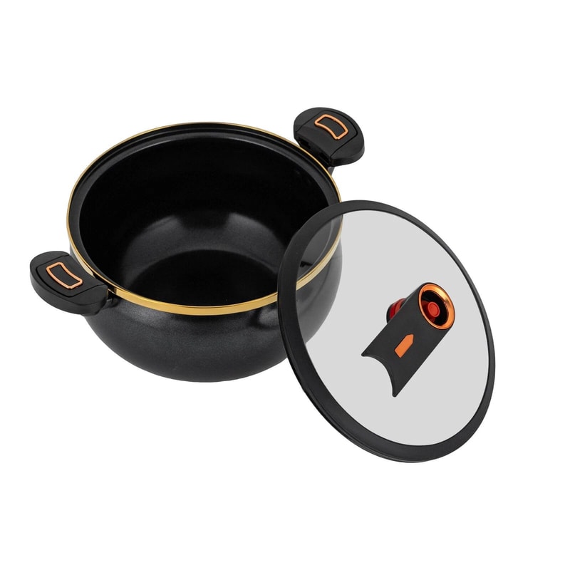 Non Stick Micro Pressure Cooker Multi Function Family Cooking Pot 8