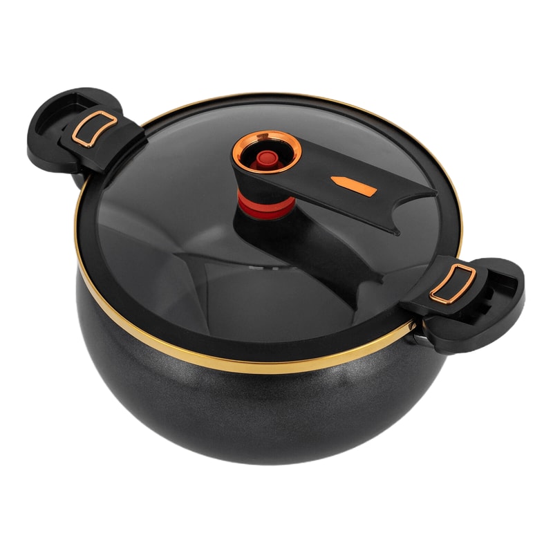 Non Stick Micro Pressure Cooker Multi Function Family Cooking Pot 11