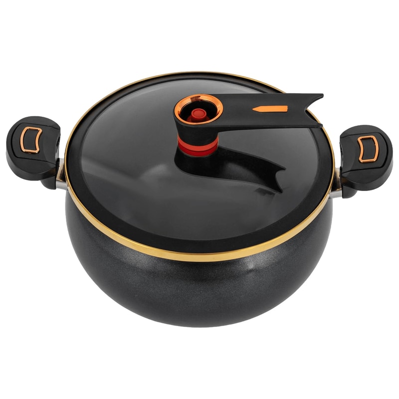 Non Stick Micro Pressure Cooker Multi Function Family Cooking Pot 18