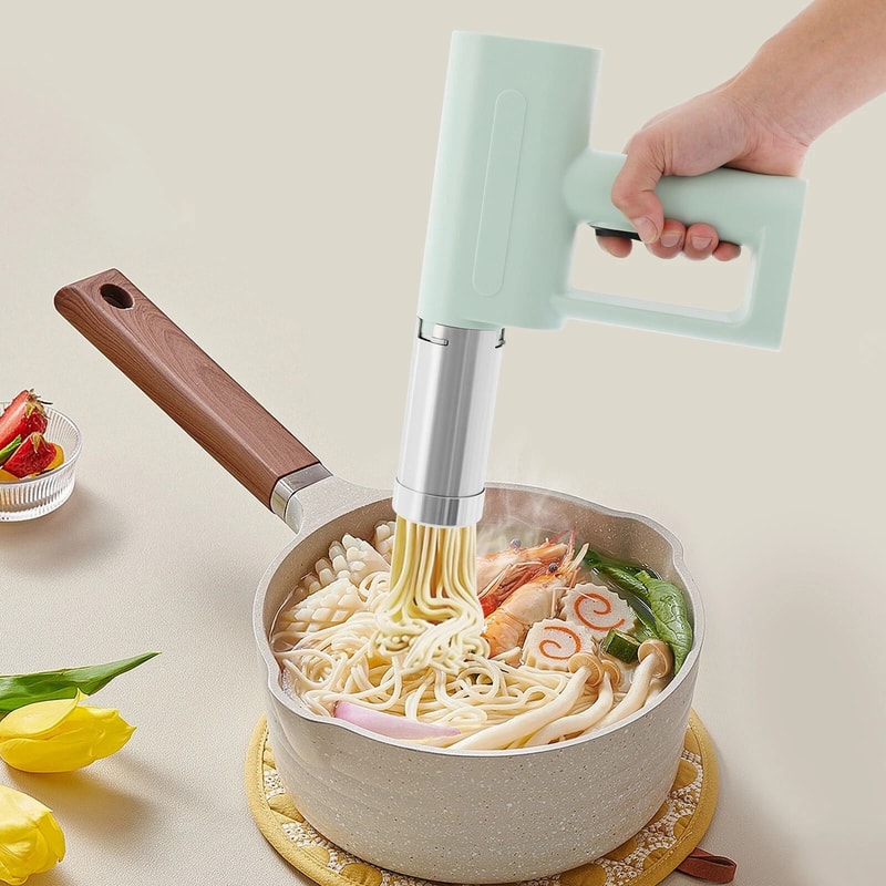 Cordless Pasta Maker Handheld Electric Noodle Gun For Fresh Homemade Pasta 2