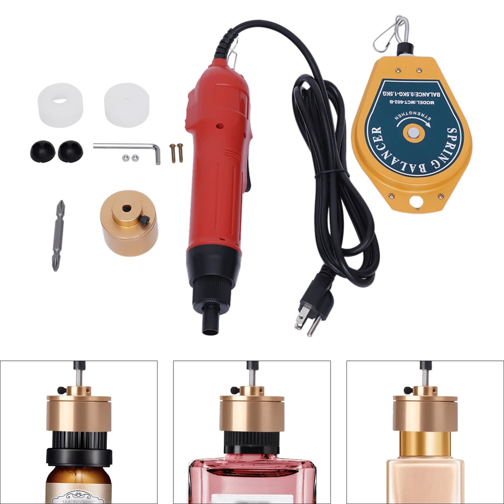 Handheld Electric Bottle Capping Machine For Round Caps 1