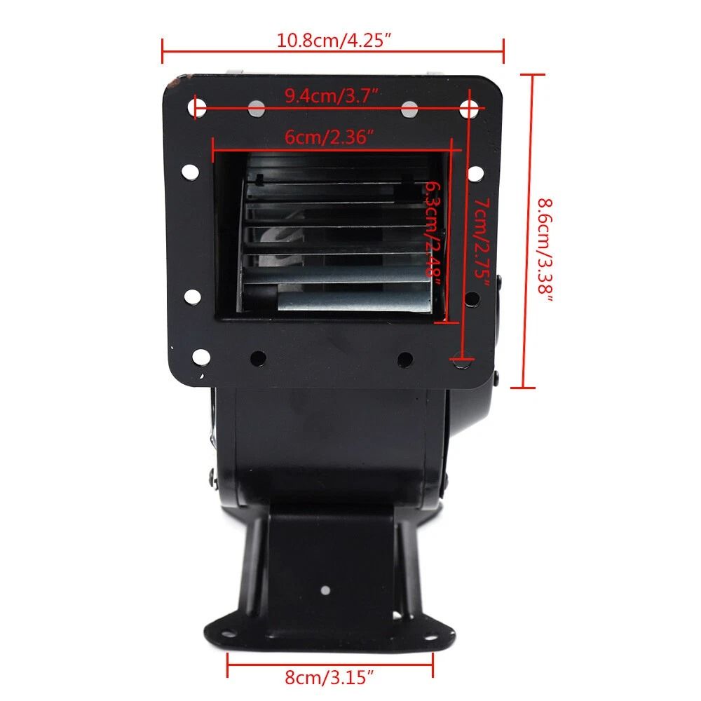 Outdoor Wood Furnace Boiler Blower Fan Round Flange Centrifugal Draft Fan 15