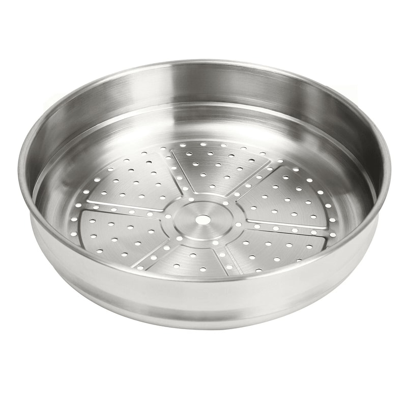 Honeycomb Nonstick Stainless Steel Wok With Lid And Steamer Basket 12