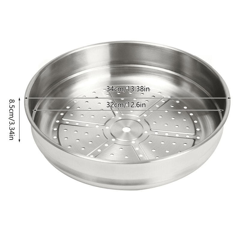 Honeycomb Nonstick Stainless Steel Wok With Lid And Steamer Basket 13