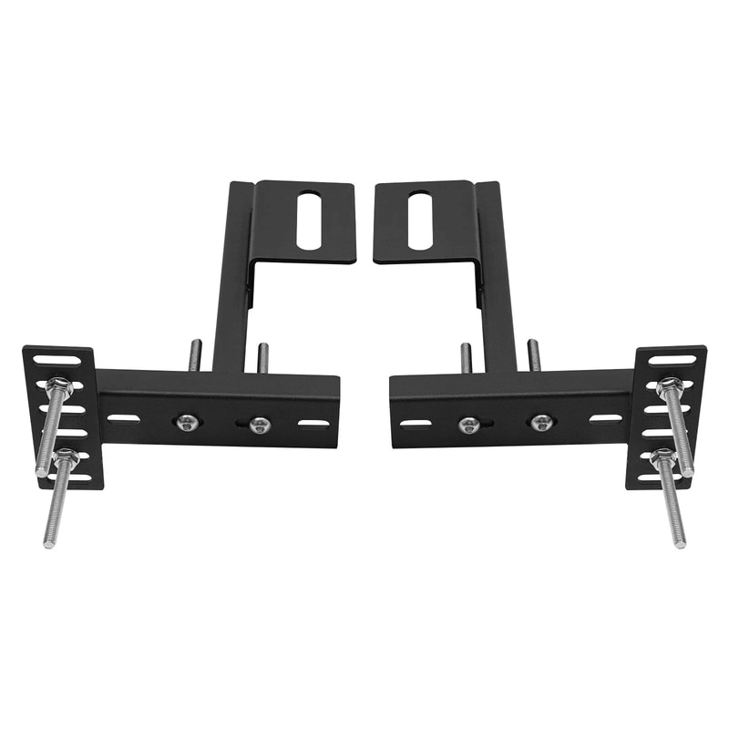 Adjustable Bed Headboard Brackets Kit For Wall Mounting Stable Universal Fit 11