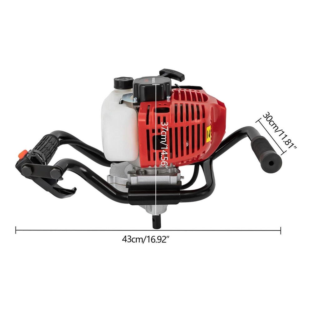 Earth Auger Gas Powered Post Hole Digger For Fence Posts And Planting 15