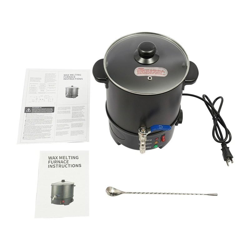 Electric Wax Melter For Candle Making With Easy Pour Spout 11